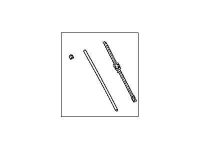 Lexus 85212-0E080 Front Wiper Blade, Right