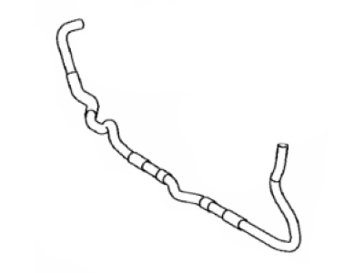 Lexus 16551-70030 Hose, Sub-Radiator