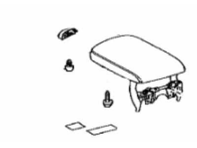 Lexus 58906-78030-C1 Door Sub-Assembly, Console