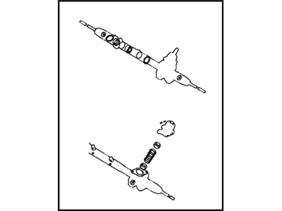 Lexus 04445-48040 Gasket Kit, Power Steering Gear(For Rack & Pinion)