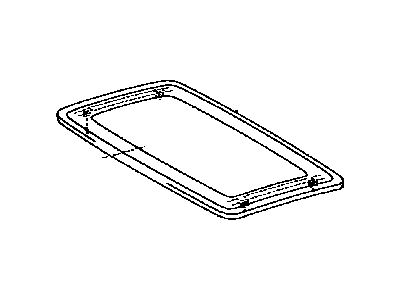 Lexus 63201-48040 Sliding Roof Glass Sub-Assembly