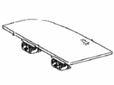 Lexus 58408-48040-A0 Board Sub-Assy, Deck, NO.2