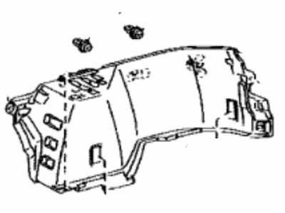 Lexus 64730-48030-B1 Panel Assy, Deck Trim Side, RH