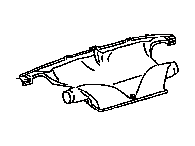 Lexus 55950-48030 Nozzle Assy, Defroster