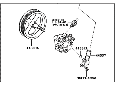 Lexus 44310-48070 Power Steering Pump