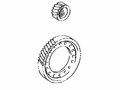 Lexus 41201-48030 Final Gear Kit, Differential