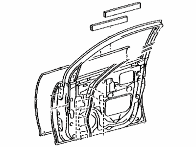 Lexus 67001-48060 Panel Sub-Assembly, Front Door Inside