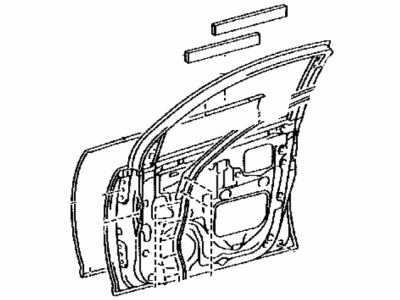 Lexus 67001-48070 Panel Sub-Assy, Front Door, RH