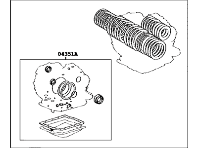 Lexus RX350 Automatic Transmission Overhaul Kit - 04352-48101