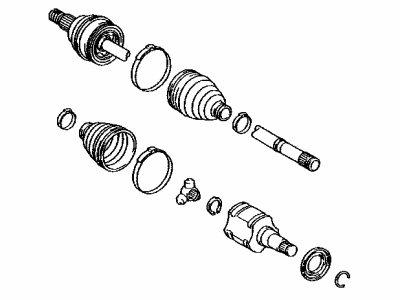 Lexus 42340-48060 Shaft Assembly, Rear Drive