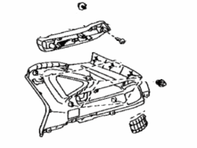 Lexus 62470-48050-B1 Garnish Assy, Roof Side, Inner RH