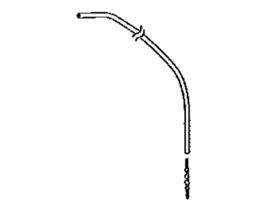 Lexus 63257-48010 Hose, Sliding Roof Drain