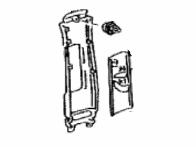 Lexus 62420-48050-A1 Garnish, Center Pillar, LH