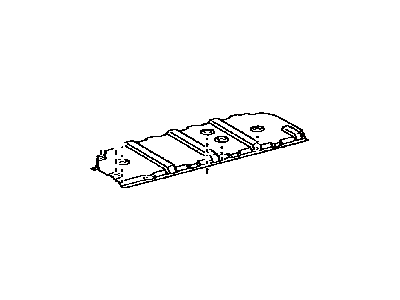 Lexus 58155-48021 Insulator, Front Floor Heat, NO.3