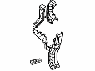 Lexus 53202-48030 Support Sub-Assy, Radiator, RH