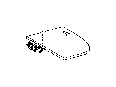 Lexus 58409-48040-B1 Board Sub-Assy, Deck, NO.3