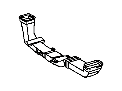 Lexus 58861-30080 Duct, Console Box, NO.1