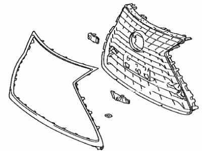 Lexus 53101-78150 Grille Sub-Assy, Radiator