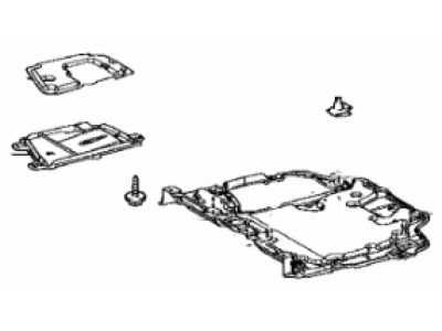 Lexus 51410-76070 Engine Under Cover Assembly