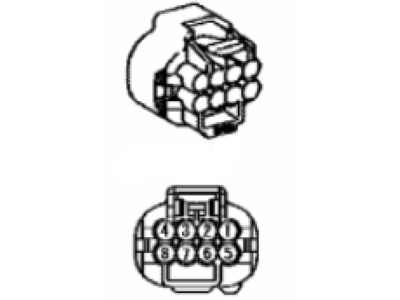 Lexus 90980-10897 Housing, Connector F