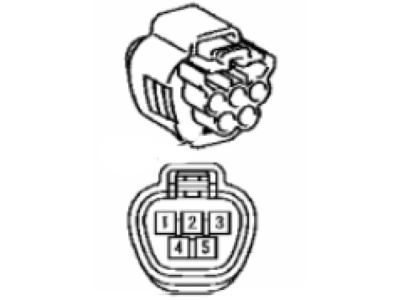 Lexus 90980-11599 Housing, Connector F