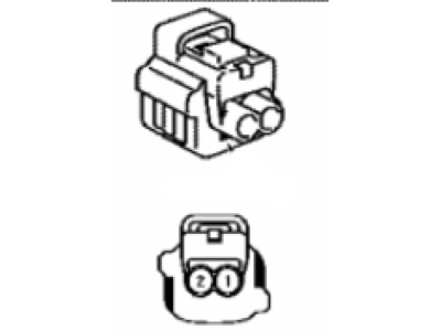 Lexus 90980-11019 Housing, Connector F