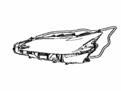 Lexus 8110B-33J20 Lens Sub-Assembly, HEADL