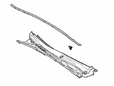 Lexus 55708-33310 LOUVER Sub-Assembly, Cow