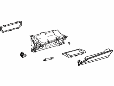 Lexus 55550-33090-E3 Door Assembly, Glove Com