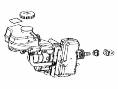 Lexus ES300h Brake Fluid Pump - 47050-33860