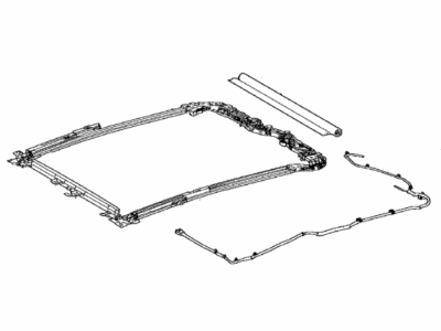 Lexus 63202-33181-A0 Rail Sub-Assembly, Slide