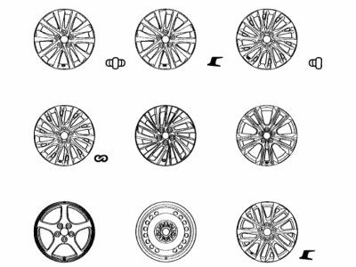 Lexus 4261A-33200 Wheel, Disc Chrome P