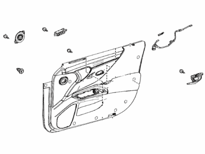 Lexus 67610-33L30-50 Panel Assembly FR Door