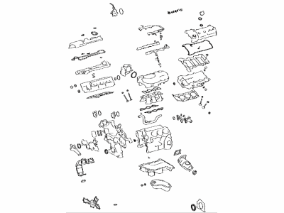 Lexus 04111-25240 GASKET KIT, ENGINE O