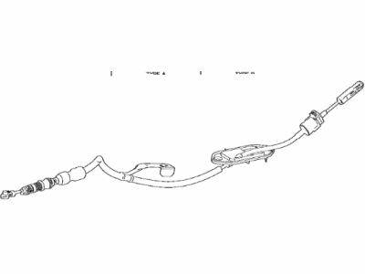 Lexus 33820-33410 Cable Assembly, TRANSMIS