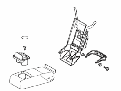 Lexus 72830-33K80-A0 Armrest Assy, RR Sea