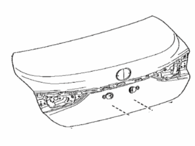 Lexus 64401-33820 Panel Sub-Assembly, LUGG