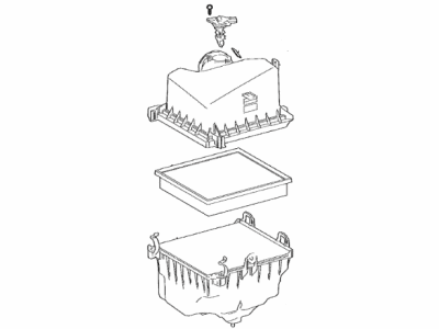 Lexus ES300h Air Filter Box - 17700-25071