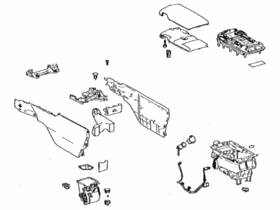 Lexus 58801-33220-E3 Box Sub-Assembly, CONSOL