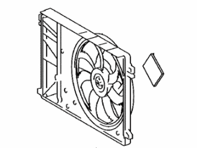 Lexus 16380-31020 Bracket Assembly, Fan