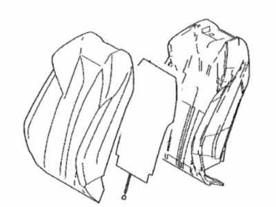 Lexus 71402-33020-X0 Back Sub-Assembly, FR Se