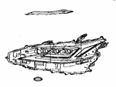 Lexus 81185-33F30 Headlamp Unit With Gas