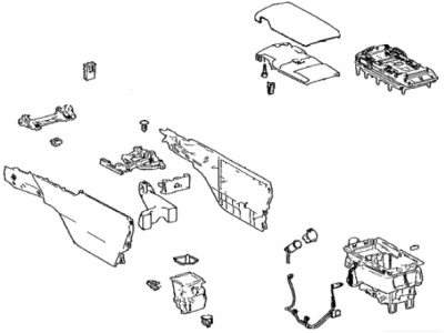 Lexus 58910-33490-E5 Box Assembly, Console, R