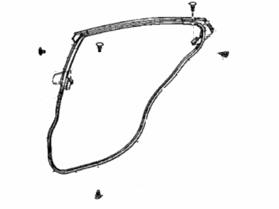 Lexus ES300h Door Seal - 67872-33130