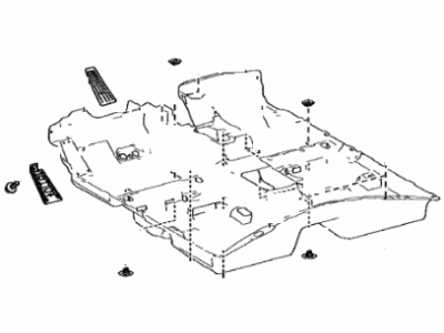 Lexus 58510-33A50-C0 Carpet Assembly, Floor