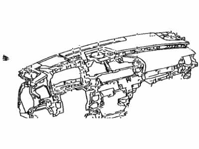 Lexus 55400-33020-E0 Pad Assembly, Instrument