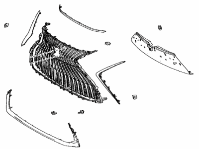 Lexus ES300h Grille - 53101-33670