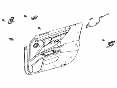 Lexus 67620-33K50-Q3 Panel Assembly, FR Door