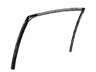 Lexus 68142-33140 Run, RR Door Glass