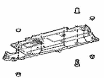 Lexus 58165-33030 Cover, FR Floor, RH